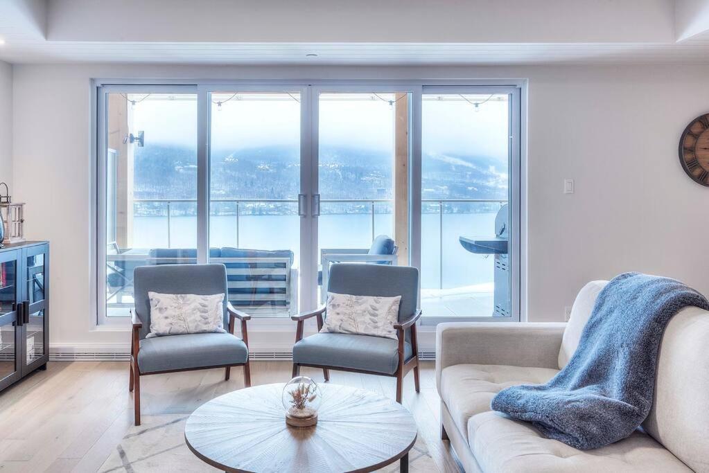 Serenity By The Slopes: Tremblant Waterfront Condo มงต์-ทร็องบล็องต์ ภายนอก รูปภาพ